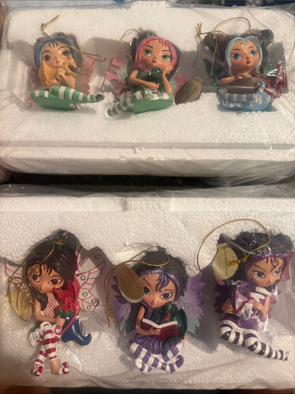 Jasmine Becket-Griffith Fairy Figures set of 6 Fairies